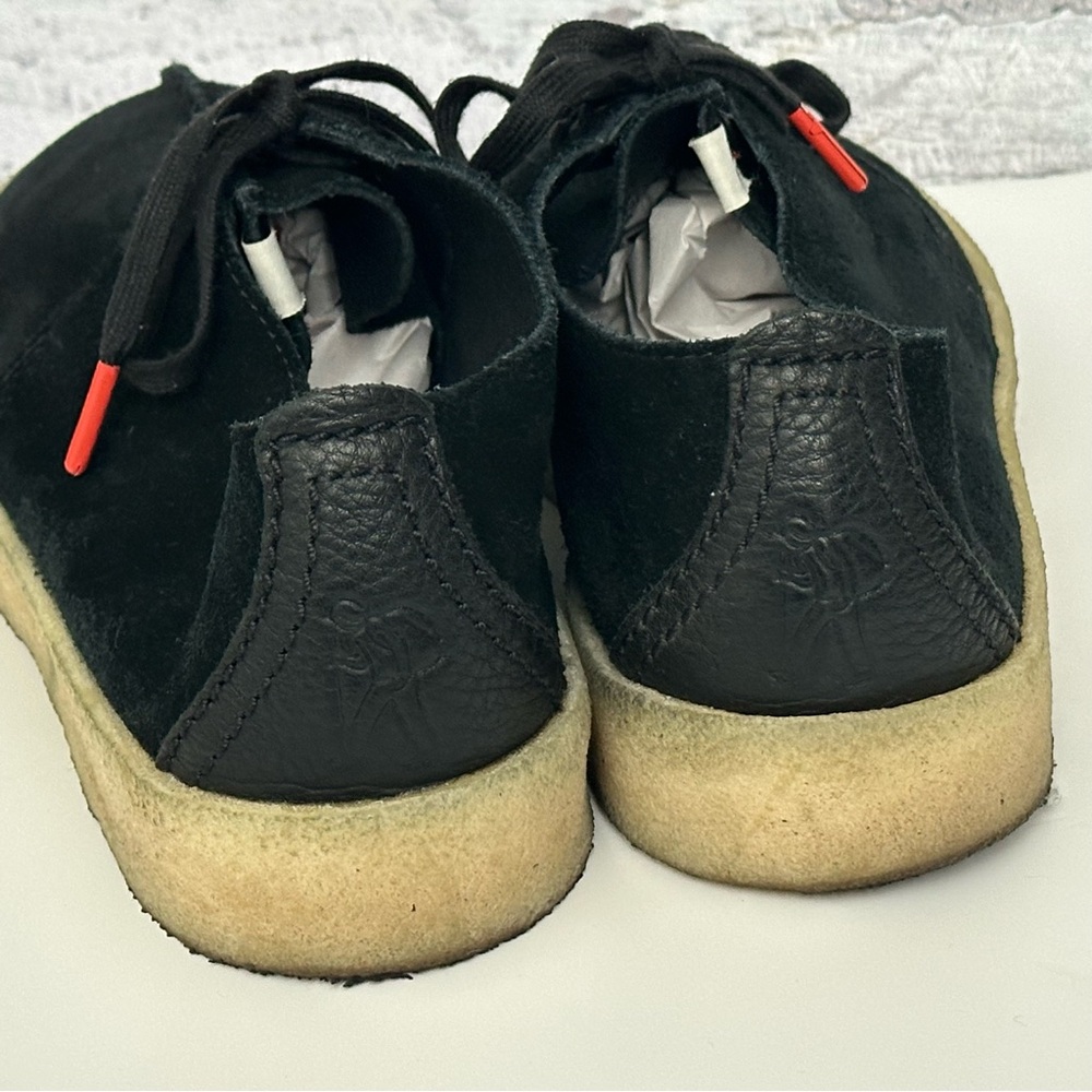 CLARKS ORIGINALS Trek Cup Suede - Black - Picture 7 of 11